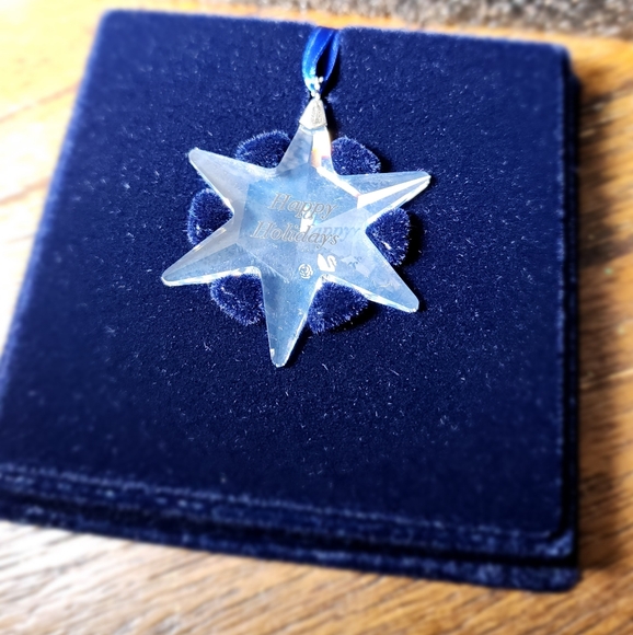RARE- Swarovski crystal 892342 snowflake Happy holidays small -NOS - B1-L23 - Picture 8 of 8